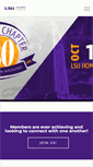 Mobile Screenshot of lsublackalumni.com